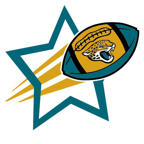 Jacksonville Jaguars Football Goal Star logo iron on paper